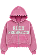 Pink “Distressed” Hoodie