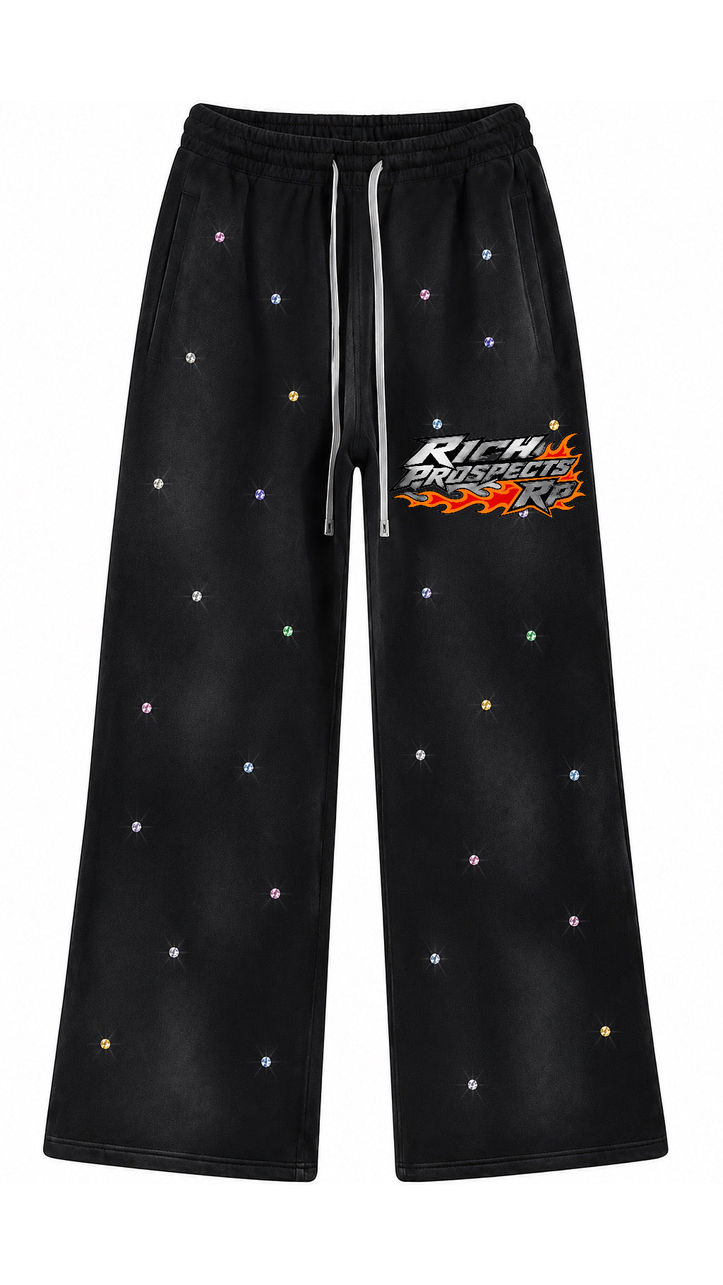 Black “rhinestone” Pants