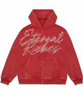 Red “rhinestone” Hoodie