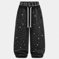 Double wasted “Rhinestone” Pants